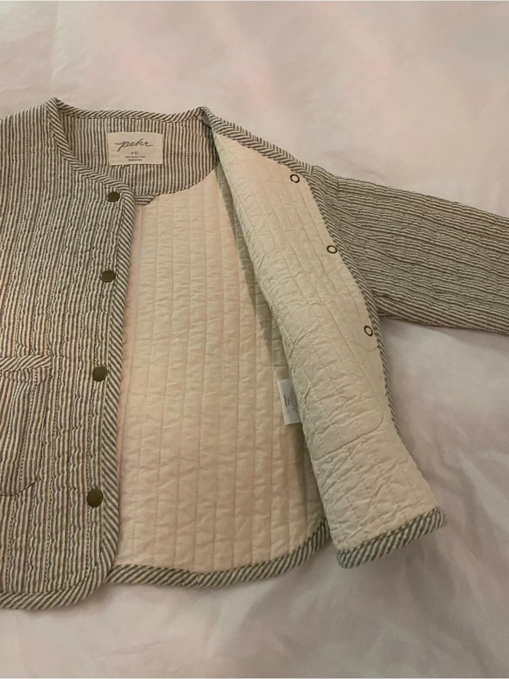 Pehr Quilted Railroad jacket 4-5T NWOT